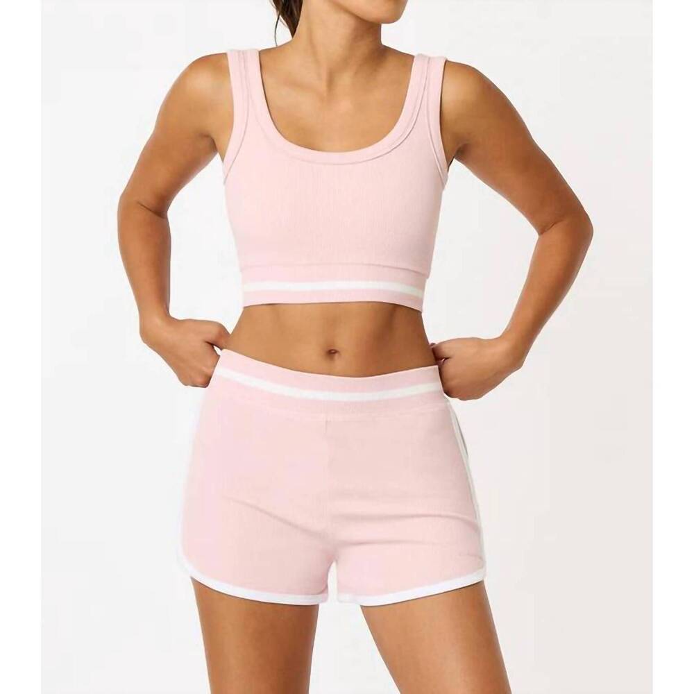 NEW CREAM YOGA chantal seamless bra top in blush